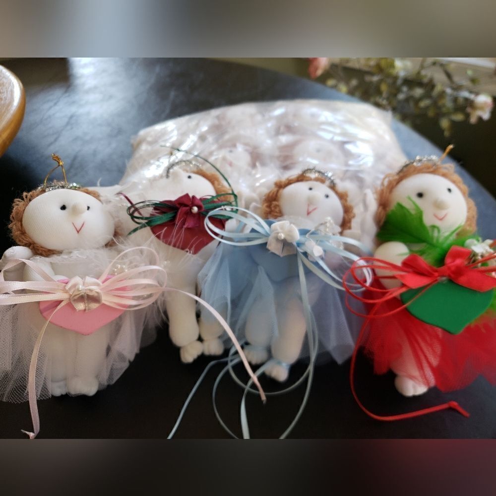 12 Pack Crafting Angel Ornaments